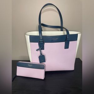 Kate spade purse with matching wallet